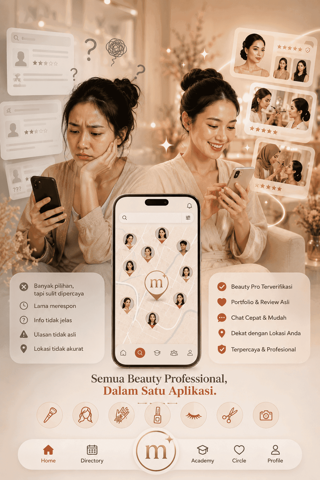 MUAMUA — ekosistem beauty professional Indonesia