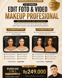 Bundle Foto + Video Makeup dari HP